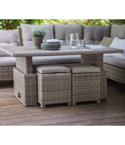 Dehner Geflechtlounge Bologna, 5-teilig 25 Dehner Geflechtlounge Bologna, 5-teilig -Dehner 6903447 WE MO 002 LoungeBolognaNEU