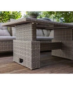 Dehner Geflechtlounge Bologna, 5-teilig 26 Dehner Geflechtlounge Bologna, 5-teilig -Dehner 6903447 WE MO 003 LoungeBolognaNEU