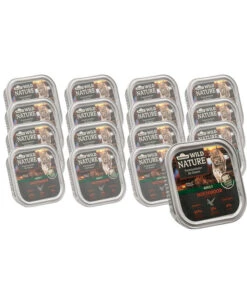 Dehner Wild Nature Nassfutter Für Katzen Hochmoor Adult, Ente & Pute, 16 X 100 G