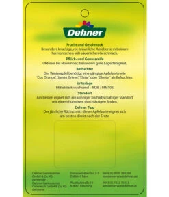 Winterapfel 'Jonagold' -Dehner 7691645 WinterapfelJonagold Etikett 2