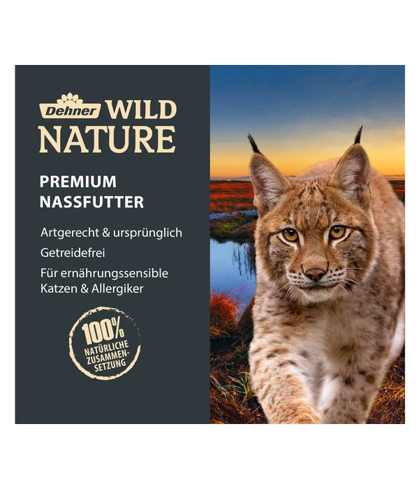 Dehner Wild Nature Nassfutter Für Katzen Hügelland Kitten, Huhn, 16 X 85 G 4 Dehner Wild Nature Nassfutter Für Katzen Hügelland Kitten, Huhn, 16 X 85 G – Bild 2