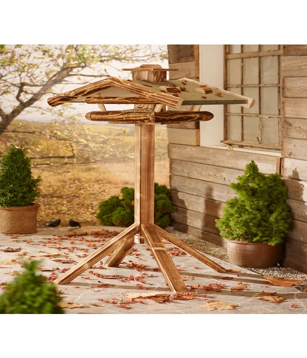 Dehner Natura Futterhaus Wendelstein, Geflammt, Ca. B76/H32/T55 Cm 4 Dehner Natura Futterhaus Wendelstein, Geflammt, Ca. B76/H32/T55 Cm – Bild 2